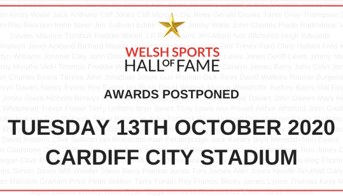 Welsh Sports Hall of Fame Postponed